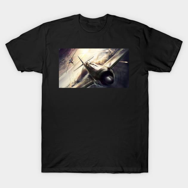 Air Duel T-Shirt by Aircraft.Lover